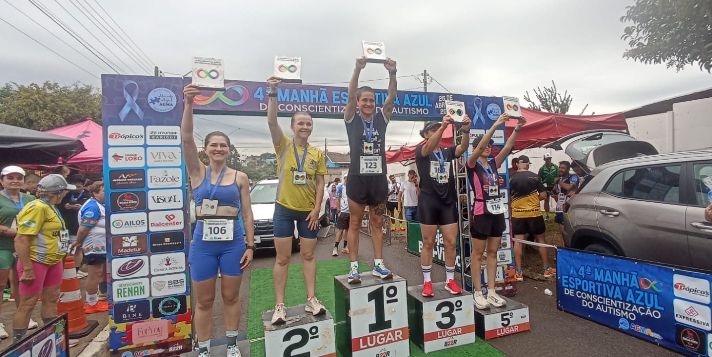4ª Manhã Esportiva Azul reúne mais de 400 participantes em corrida pela conscientização do autismo em Guarapuava
